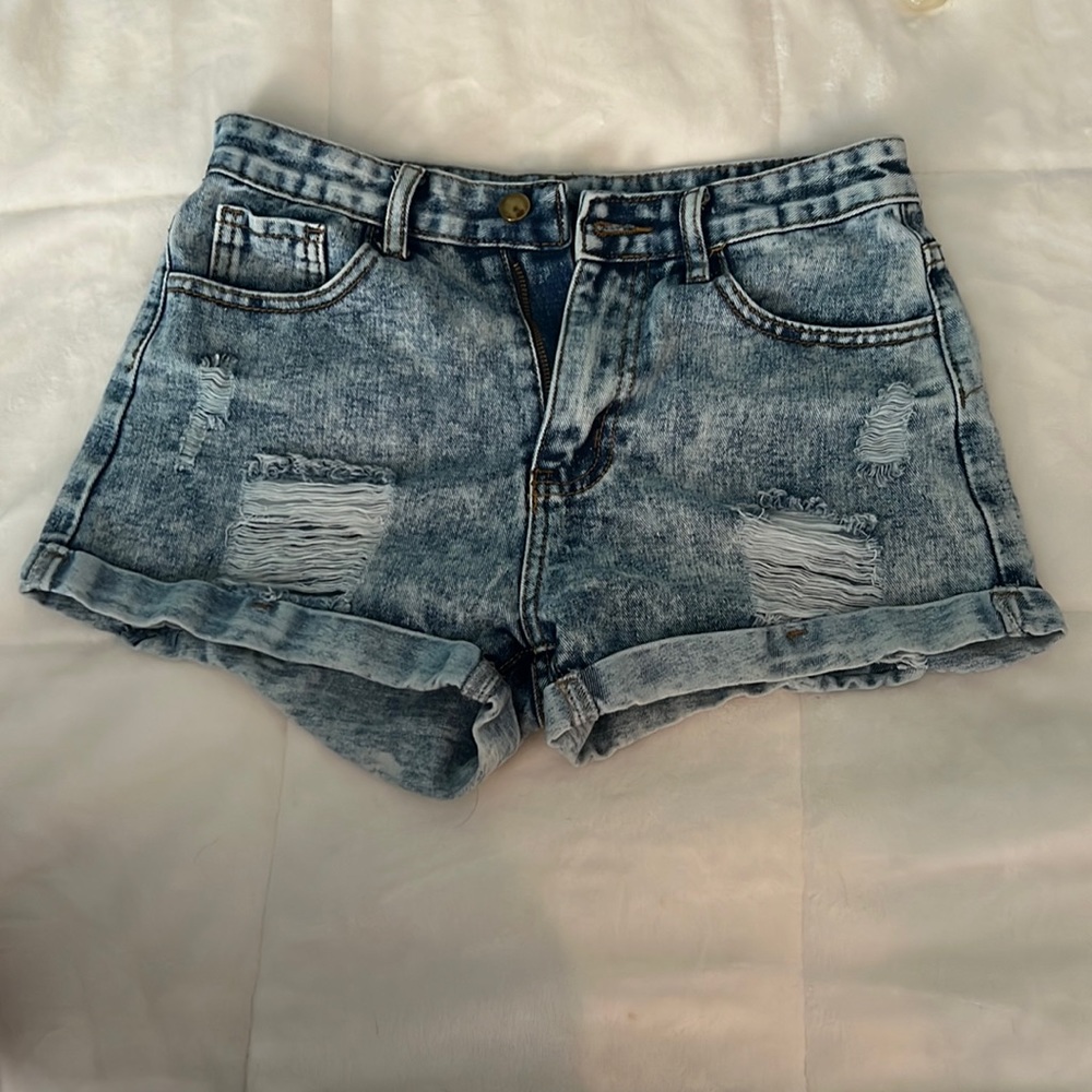jean shorts size XS from shein